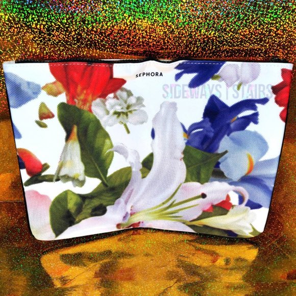 SEPHORA LILY LARGE WRISTLET CLUTCH makeup bag 13.5" zipper sleeve storage pouch - Picture 11 of 14